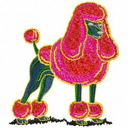 Dogs Embroidery Design 1